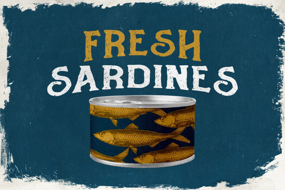 Sardines Old Packaging